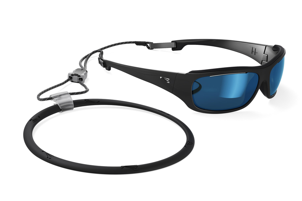 Спортивные очки LiP Tide / Matt Black - Black / PC Polarized / Levante Series ML Blue Smoke AF