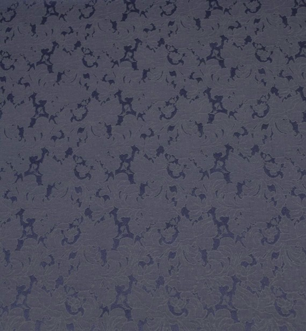 Костюмно-плательная ткань жаккард, 200 гр/м2, Х/б-75%, ПЭ-20%, Эластан-5%, 150 см, т.синий