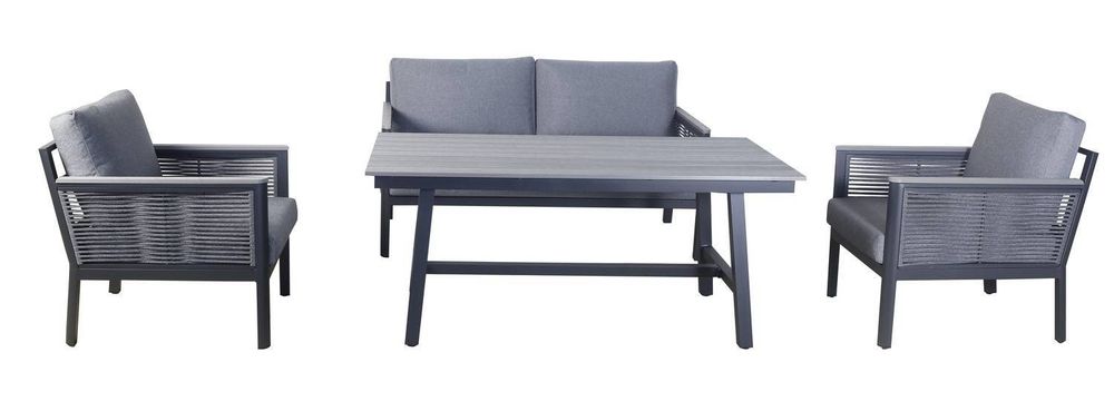 "Сан Ремо" комплект садовый для лаунж-зоны серый
