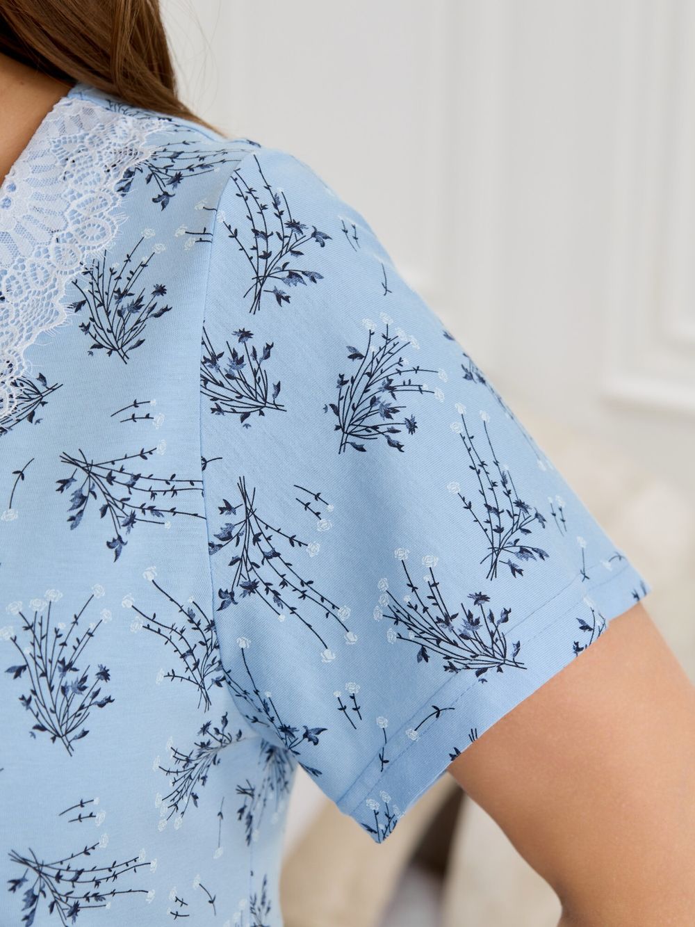 Пижама Канна-2 Виотекс ГОЛУБОЙ