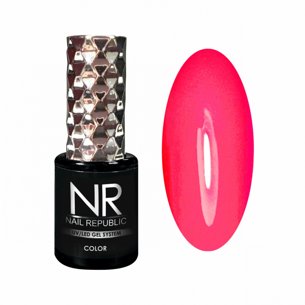 Nail Republic Гель-лак NR-238 Ибисовая роза, 10 мл