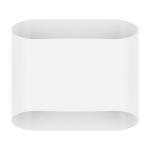 808620 Светильник настенный MURO 2х40W G9 ХРОМ/БЕЛЫЙ