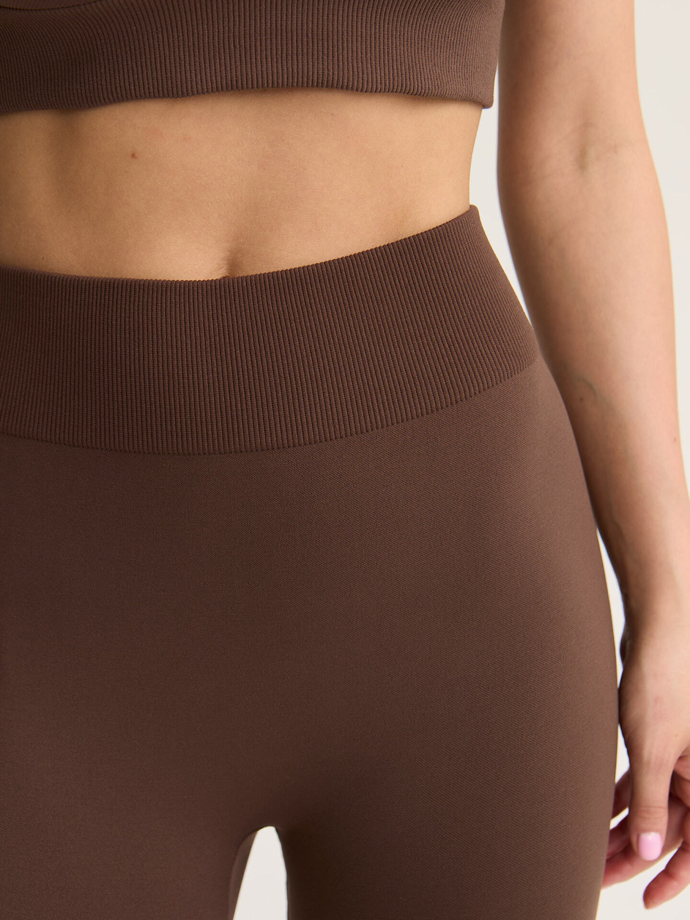 Бесшовные укороченные велосипедки