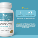 Natural Factors, WomenSense, BladderSense, 262 мг, 90 вегетарианских капсул