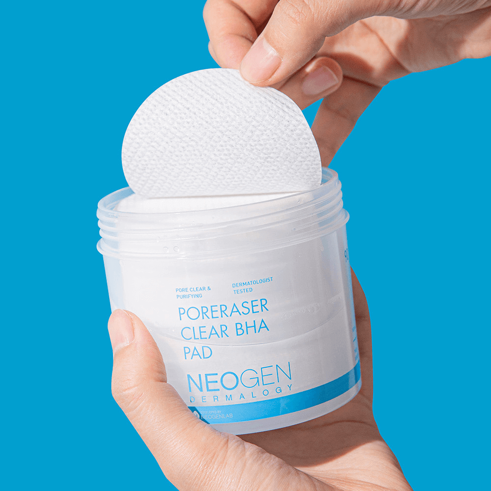 Neogen Dermalogy Poreraser Clear BHA Pad пилинг-пэды для глубокого очищения пор с кислотами