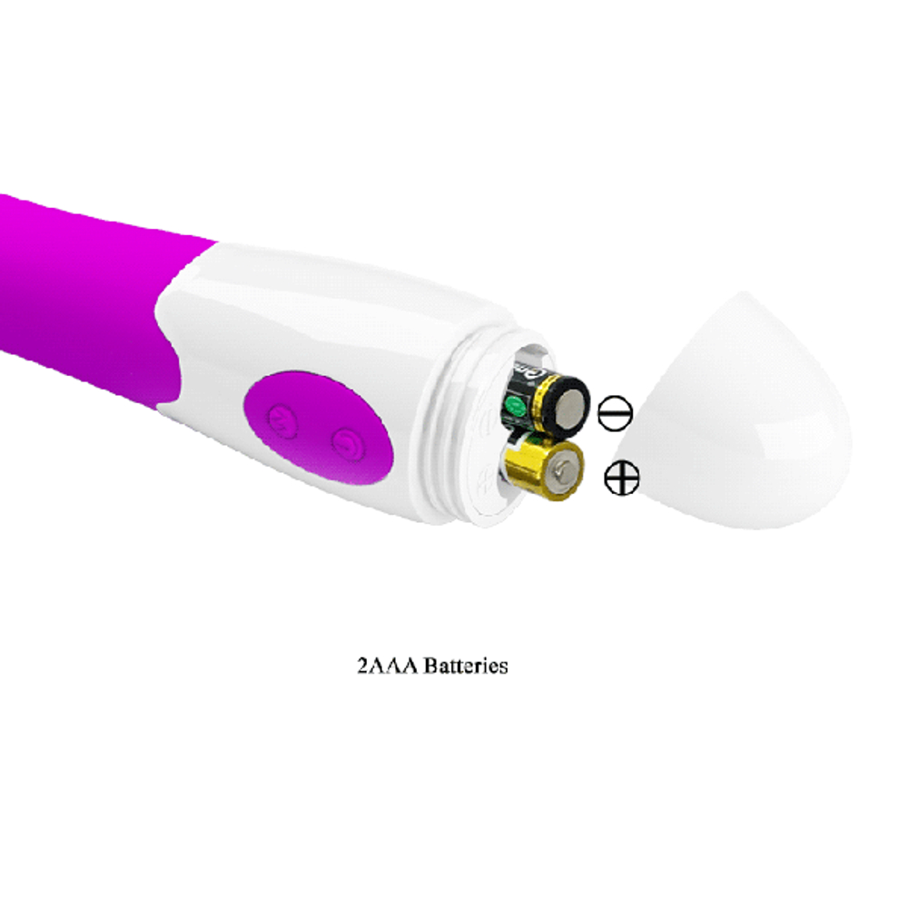 Лиловый вибратор 19см для G-точки Pretty Love Elemental BI-014812