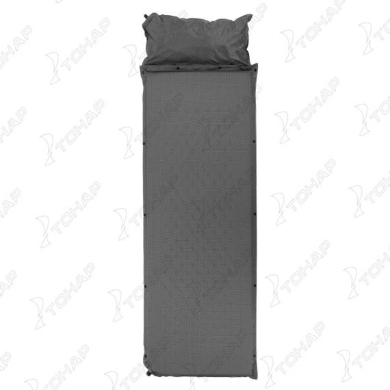 Коврик самонадув. с подушкой 30-170x65x4 голубой/серый (N-004P-BG) NISUS