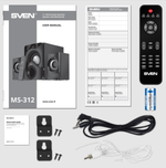 Акустика 2.1 SVEN MS-312 USB+FM радио + Bluetooth