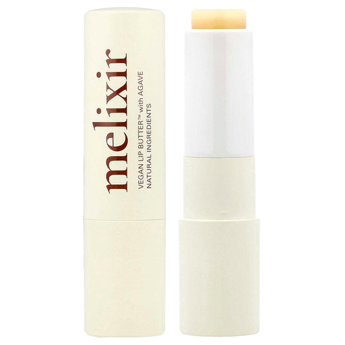 Melixir, Vegan Lip Butter™ с агавой, вкус агавы, 3,9 г (0,13 унции)