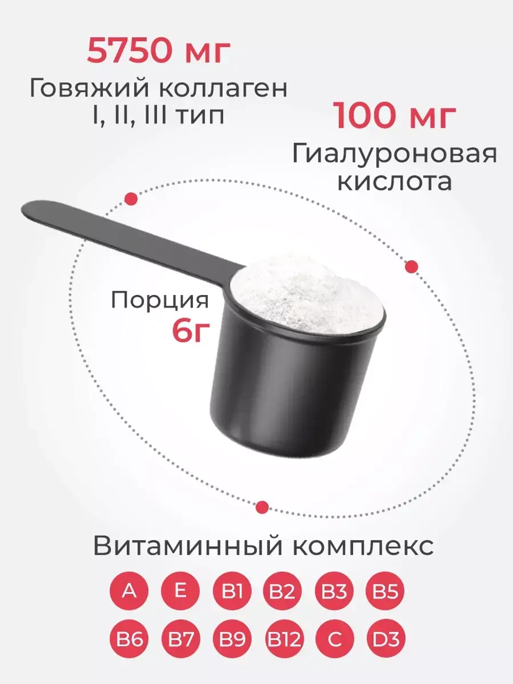 Коллаген Elysianti 180г  Клубника