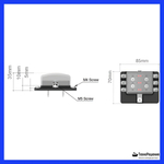 Блок предохранителей, 6 гнезд