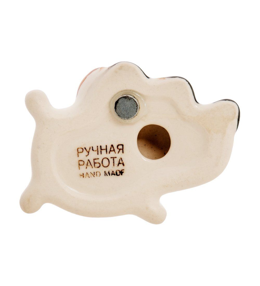 ГЛ- 524 Магнит «Собака» цв. (Гжельский фарфор)