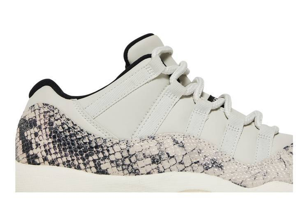 Кроссовки Jordan Air Jordan 11 Low Snakeskin Light Bone (Женская размерная сетка)