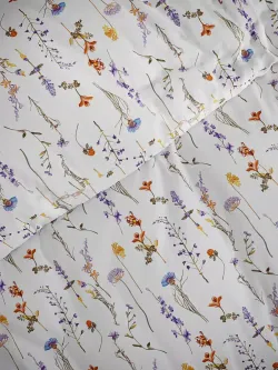 Наволочка комплект 2шт Полисатин Мечта "Flora" 40x60 см на молнии