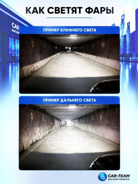 Фары ВАЗ 2110, 2111, 2112 передние в стиле BMW с Bi LED модулями 1,8 дюйма, галочки в цвете Lime (тонированные поворотники)