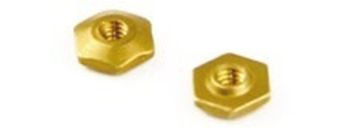 Гайка шестигранник 30х11х12 золото, 100 шт.