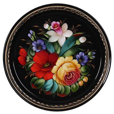 Zhostovo metal tray A5D280225179