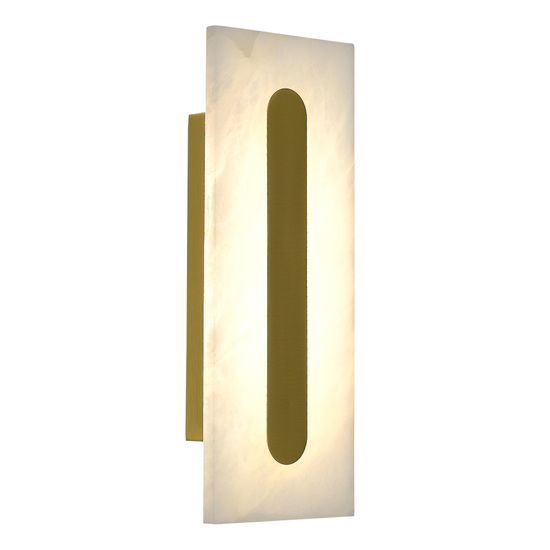 SL6139.221.01 Светильник настенный ST-Luce золотистый/белый LED 1*6W 3000K / 4000K / 6000K GEOM