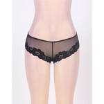 Трусики Black Floral, черные, M-L