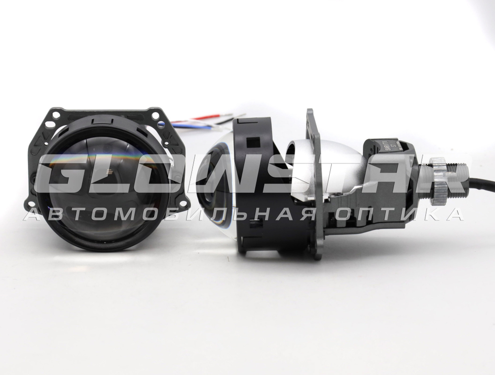Билед модули Sariti S7 3.0 дюйма, 2 чипа, 5500К, 12V, 49W/58W, крепление 3R и съемное гаечное (комплект, 2шт)