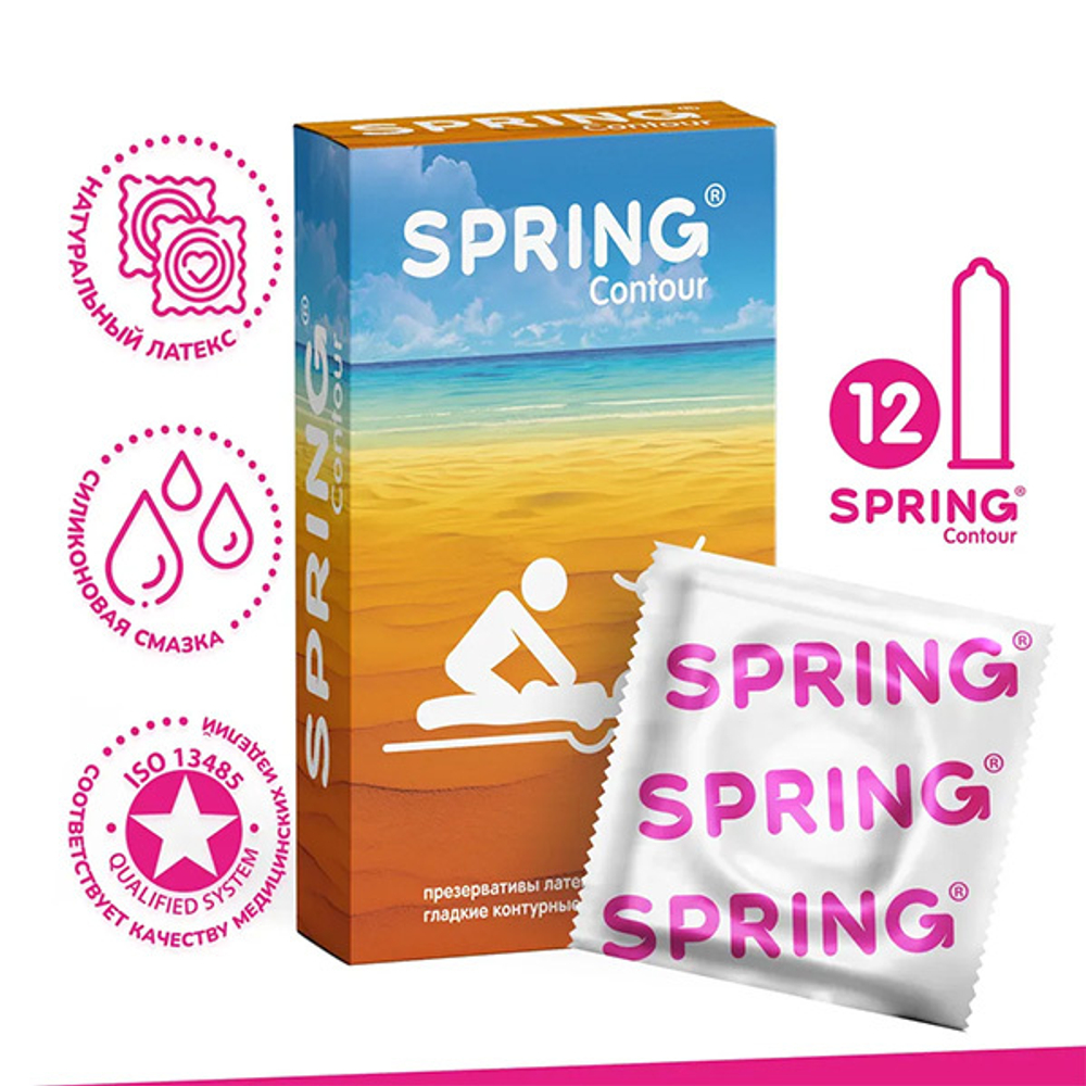 Контурные презервативы Spring Contour 12шт