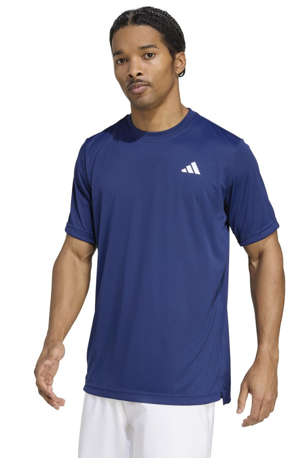 Мужская теннисная футболка Adidas Club Climacool - dark blue