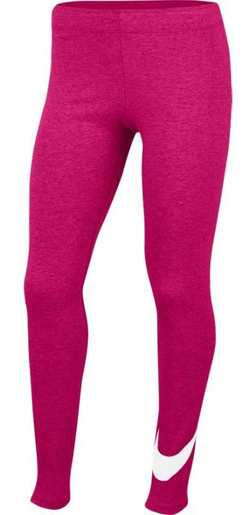 Штаны для девочки теннисные Nike NSW Favorites Swoosh Tight G - Розовый