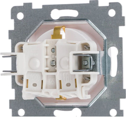 "Аксиома" Механизм розетки одноместной с з/к и шторкой скрытой установки РС16-454 антрацит