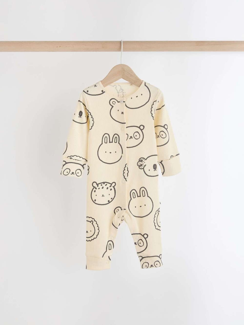 Комбинезон / Cлип для малышей Next N77-787, 3 шт., Бежевый, Серый