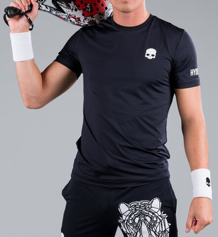 Мужская теннисная футболка Hydrogen Padel Tigers Tech Tee Man - черный