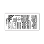 2 Kapous Professional Nails Пластина для стемпинга, Lace 2 ,