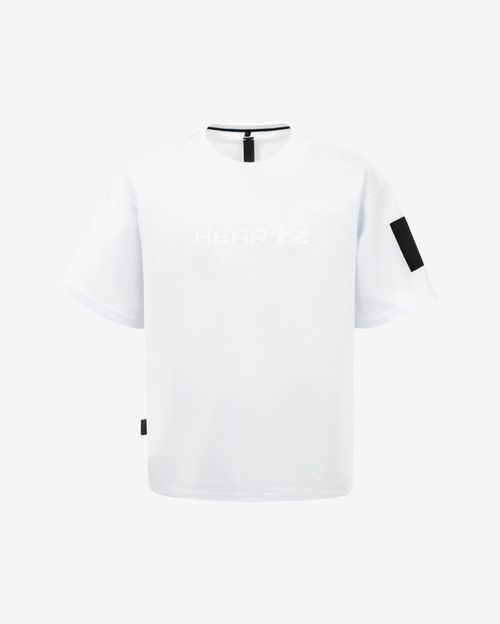 Футболка Heartz Wave Logo Black Series Белая