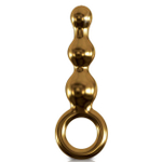 Анальный фаллоимитатор ICICLES Gold Edition G-Spot и P-Spot G10 золотой (Цвет: золотой)