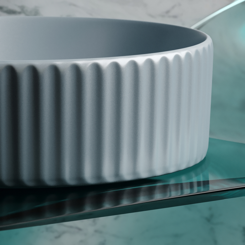 Рукомойник Ceramica Nova Element 36, см CN6057MHL серо-голубой матовый