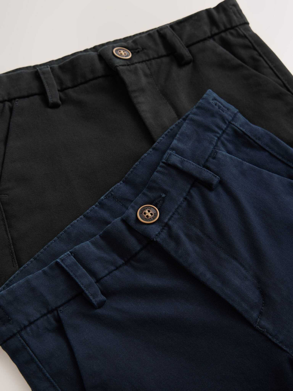 Брюки чинос для мальчика Next AV6-535, 2 шт., Черный, Темно-синий