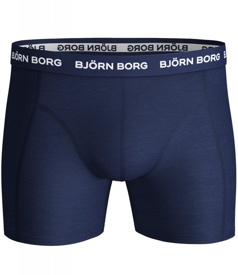 Мужские спортивные боксеры Björn Borg Shorts Solid 3P - небесный