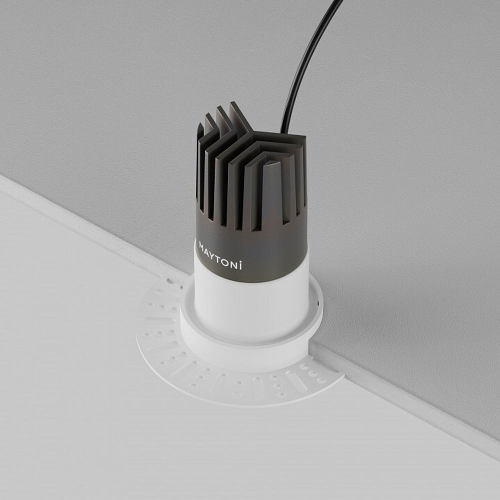 Встраиваемый светильник Maytoni  DL120-10W-3K-TRS-W