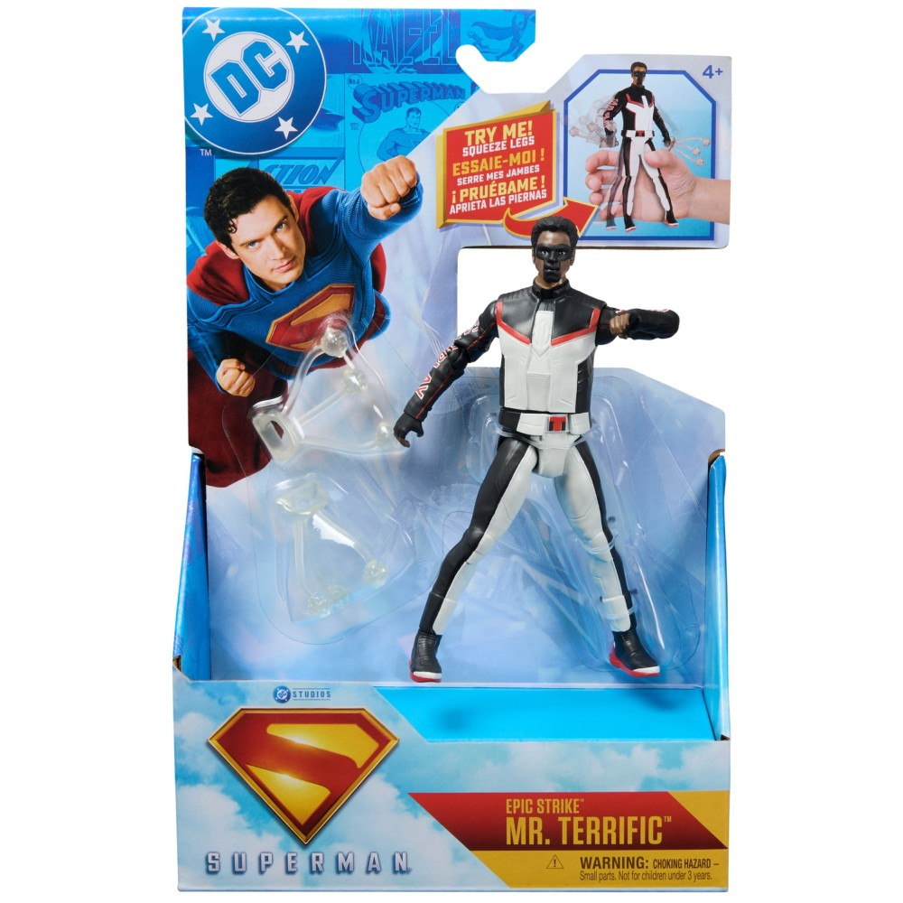 DC Comics - Мистер TERRIFIC 15 см Фигурка экшн Epic Strike + аксессуары 20152206
