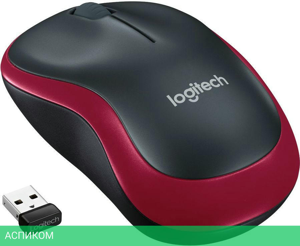 Мышь Logitech M185 Red (910-002633)