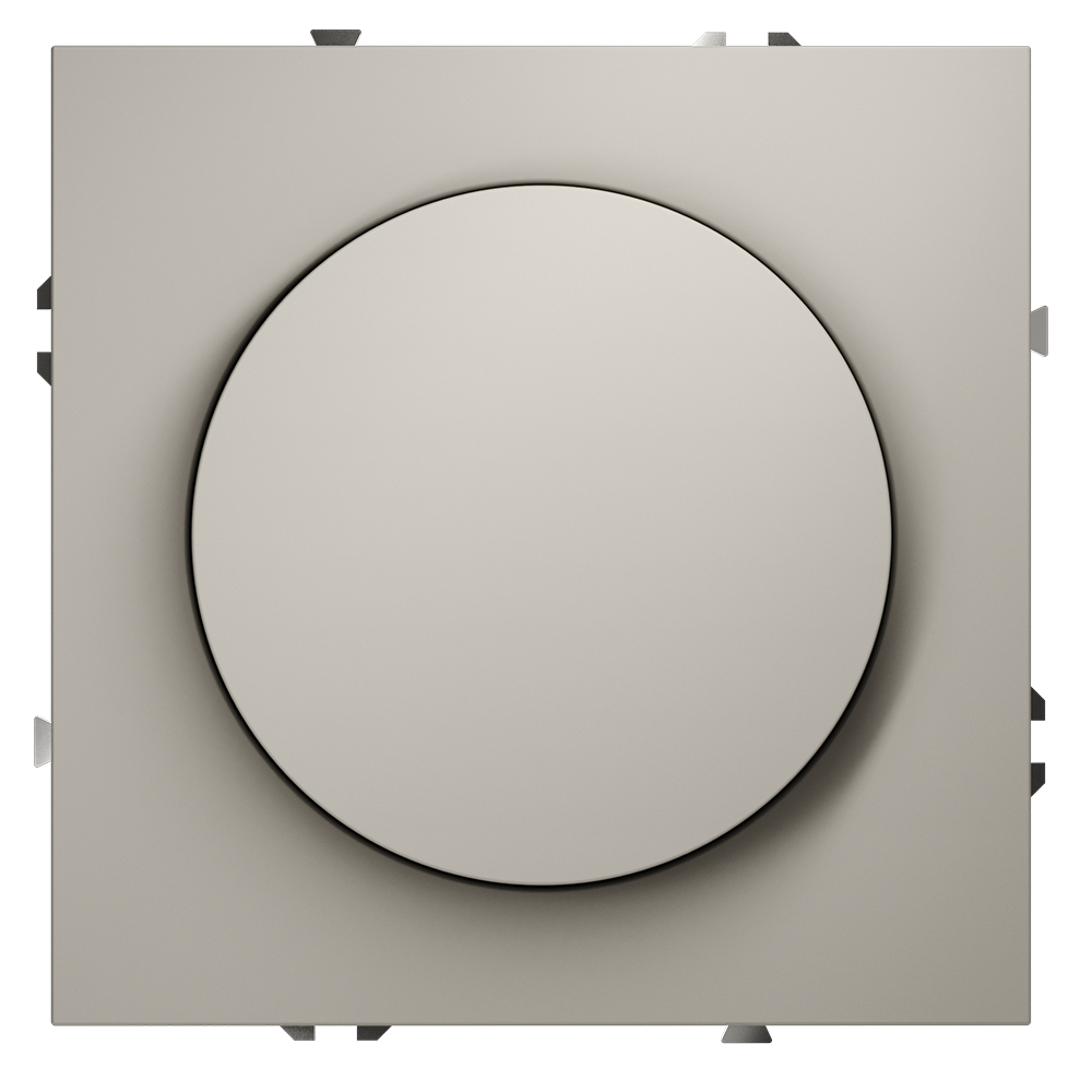 Светорегулятор встраиваемый VOLTUM S70 поворотно-нажимной 600 Вт, (кашемир)