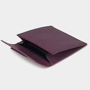 Кардхолдер-кошелек Perle из кожи козы, фиолетового цвета