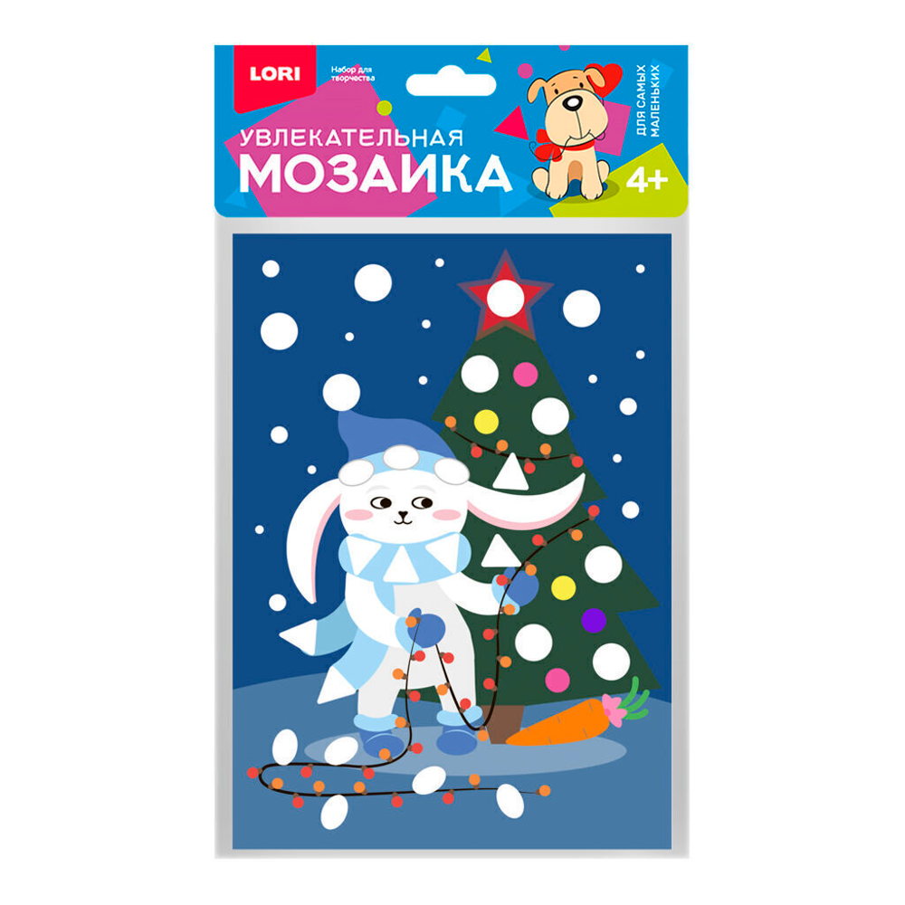 Аппликация из EVА 15*20см "Зайчик" 4+