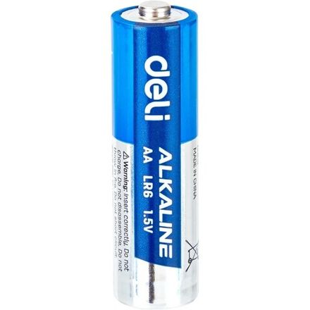 Батарейки Deli, АA LR-06, 1шт/упак, отрывной набор