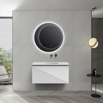 Тумба с раковиной Black&White Universe 90 см U918.900-2 glossy white