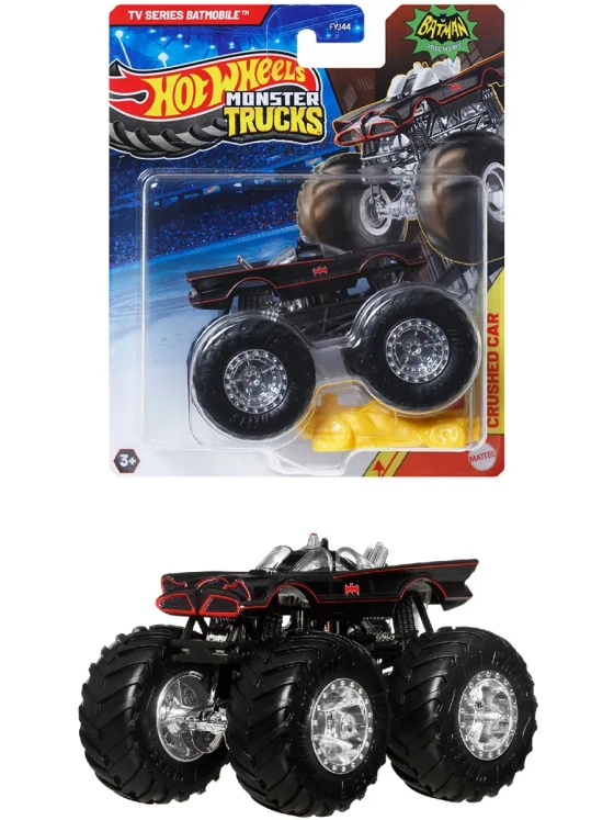 Машинка Monster Trucks Хот Вилс Batmobile FYJ44 JDP89