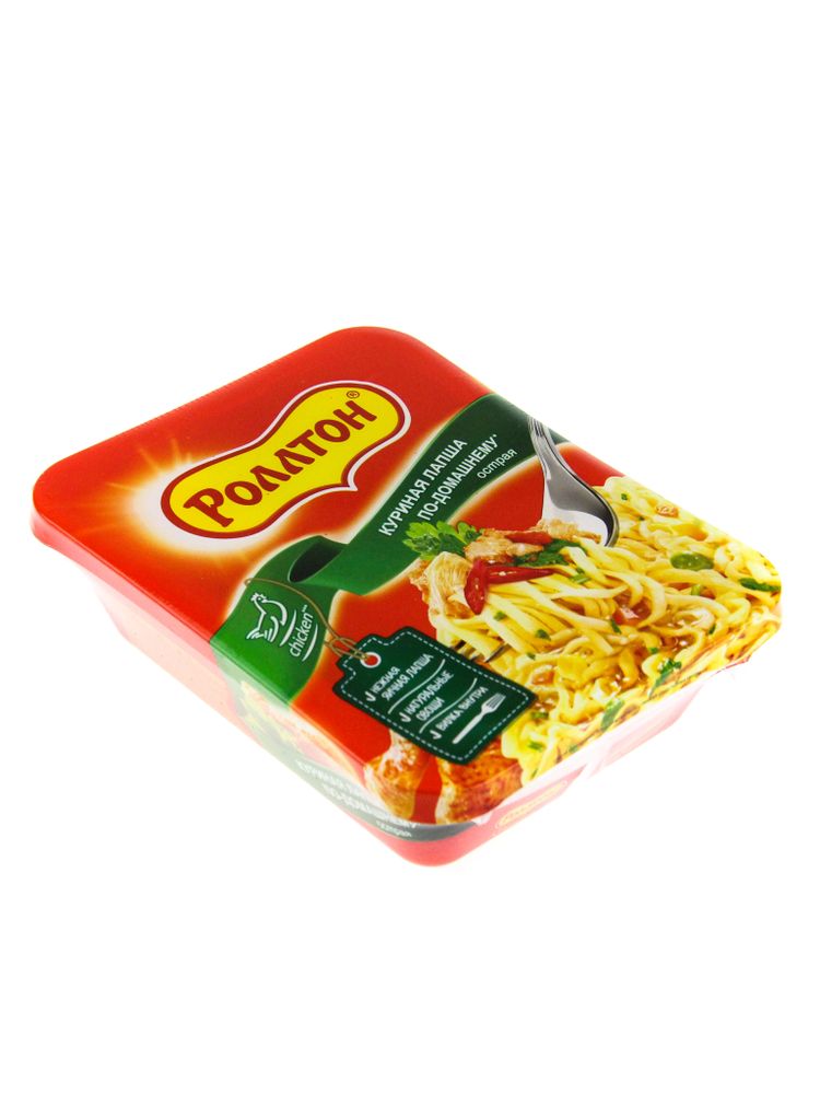 Лапша Роллтон Куриная по-домашнему Острая 90 г x 4 шт