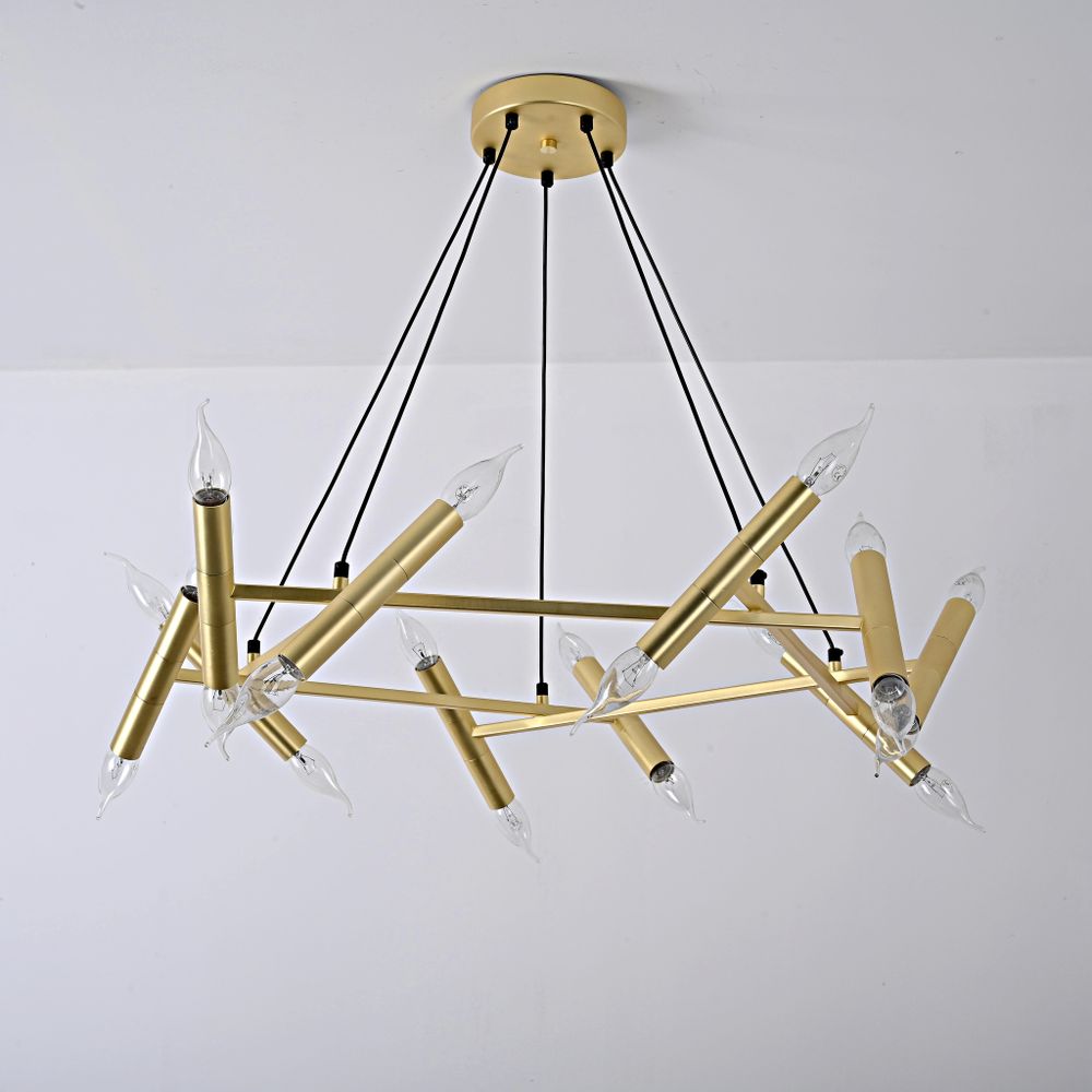 Подвесная Люстра Jonathan Browning Le Pentagone Chandelier 20 Light By Imperiumloft