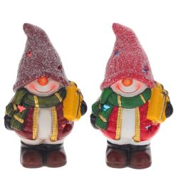 GAEM Фигурка декоративная с подсветкой "Снеговик", L9 W7 H15 см, (LR44 2 шт), 2в .