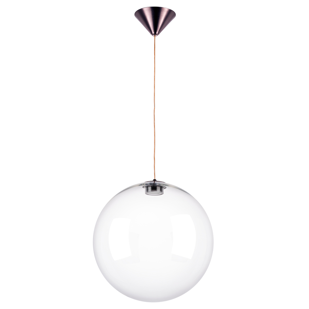 801020 Люстра SFERETTA LED 1х3W 145LM КОФЕЙНЫЙ/ПРОЗРАЧНЫЙ 3000K