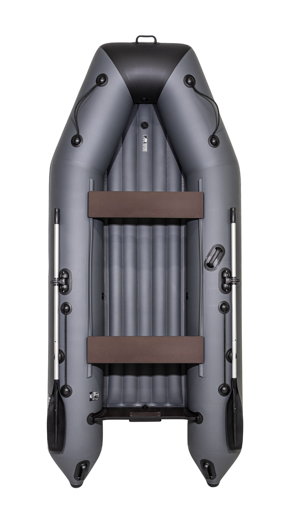 Лодка ПВХ Аква 3400 НДНД графит/черный